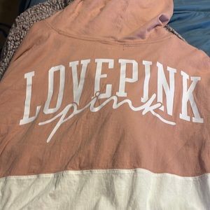 Pink hoodie
